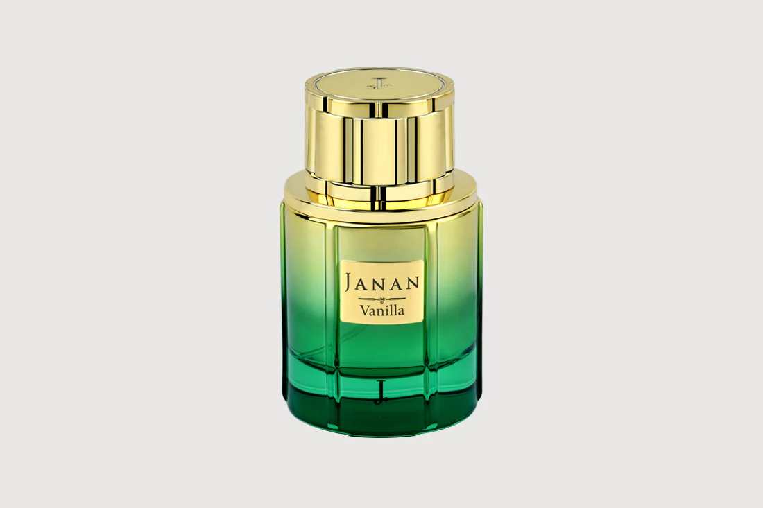 janan original perfume balanced woody fragrance bottle